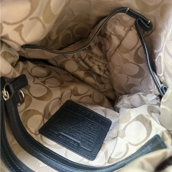 Vintage Coach Black Leather 9188 - Picture 4 of 7